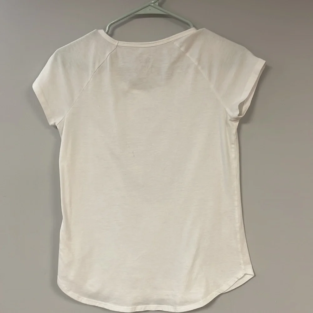 Justice Girls' short sleeve Tee, 14, raised colorful cupcake 'beads' good cond.